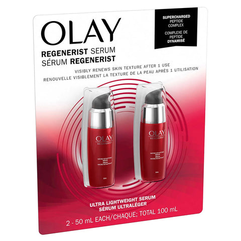 $10 OFF - Olay Regenerist Serum, 2 x 50 mL