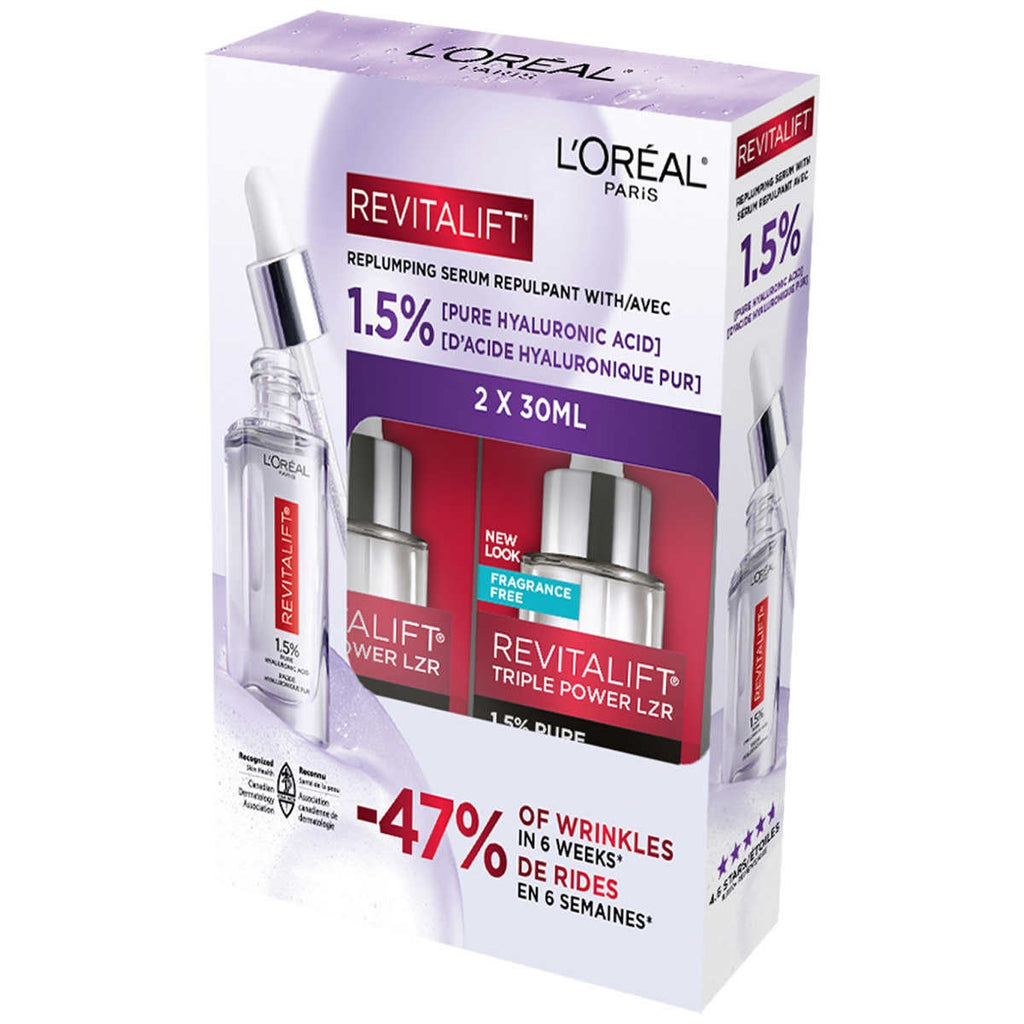 L'Oreal Revitalift serum, 2 x 30 mL