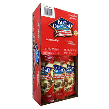 Blue Diamond Smokehouse Almonds, 18 x 23 g