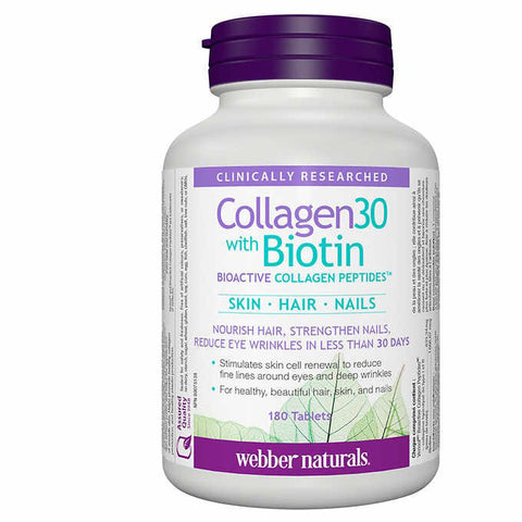 webber naturals Collagen 30 with Biotin , 180 tablets