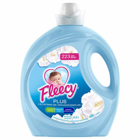 Fleecy Plus Fabric Softener, 4.5 L