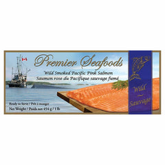 Premier Seafoods Smoked Pink Salmon, 454 g