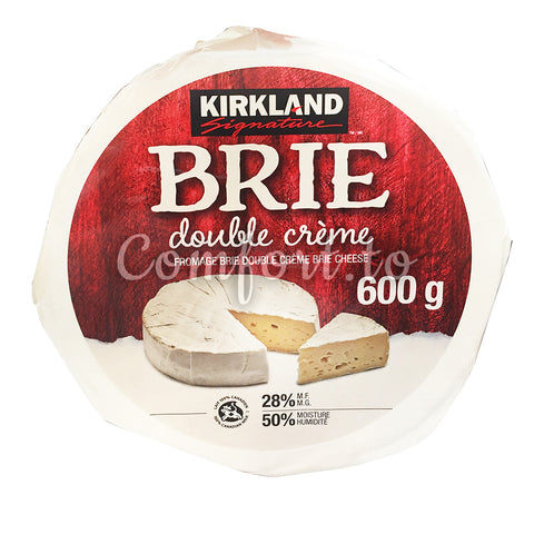 Kirkland Double Cream Brie Cheese, 600 g