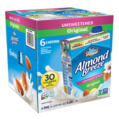 Blue Diamond Almond Breeze Original, 6 x 0.9 L