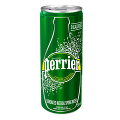 Perrier Carbonated Natural Water Cans, 35 x 250 mL