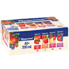 Rougemont Juice Variety Pack, 40 x 200 mL