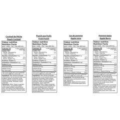 Rougemont Juice Variety Pack, 40 x 200 mL