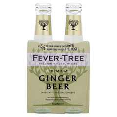 Fever-Tree Premium Ginger Beer, 24 x 200 mL