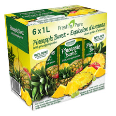 Fresh n Pure Pineapple Juice, 6 x 1 L