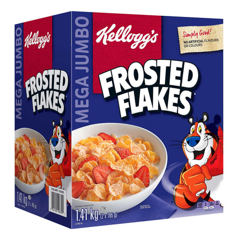 $2 OFF - Kellogg's Frosted Flakes Corn Cereal , 2 x 0.7 kg