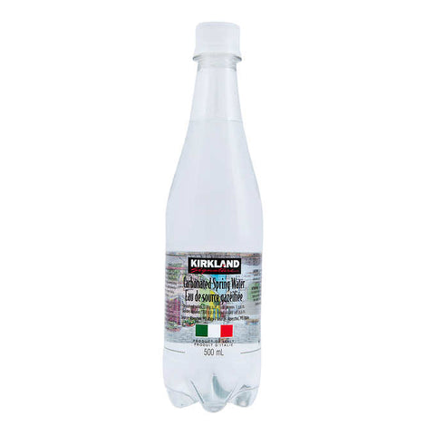 Kirkland Signature Carbonated Spring Water, 24 x 500 mL