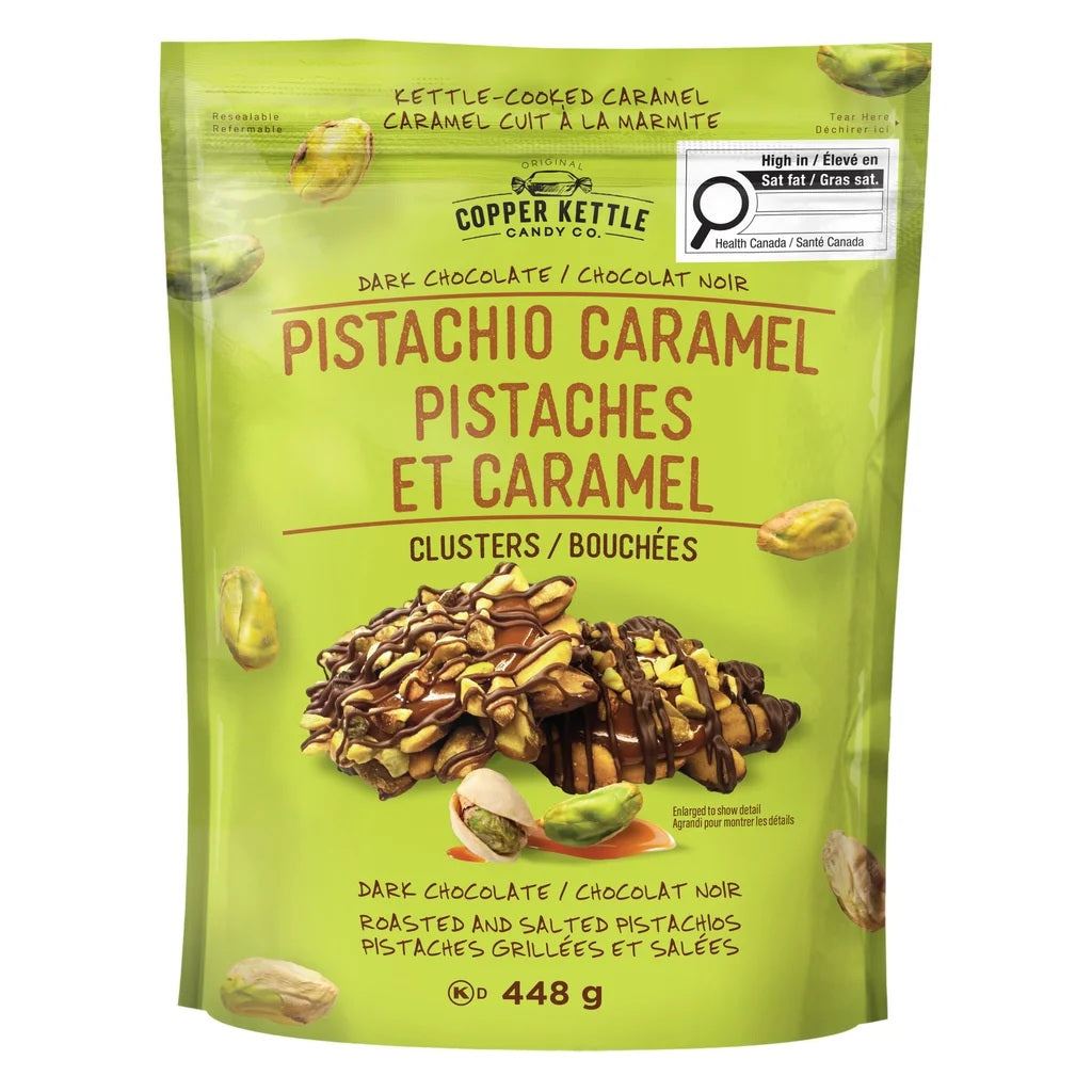 Copper Kettle - Pistachio Caramel Clusters, 448 g