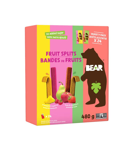 Bear Fruits Splits Variety Pack, 24 x 20 g