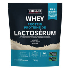 Kirkland Vanilla Whey Protein, 2.5 kg