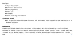 Kirkland Vanilla Whey Protein, 2.5 kg