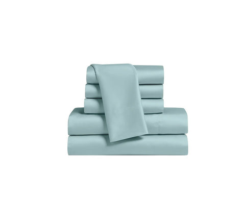 Slumber Chill Double Cooling Sheet Set - Blue, 6 pieces