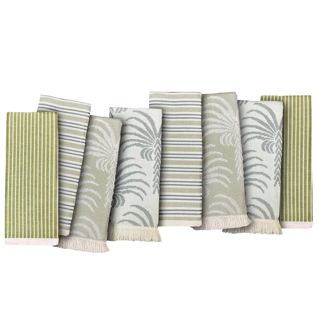 Kitchen Towels - Green, 8 towels