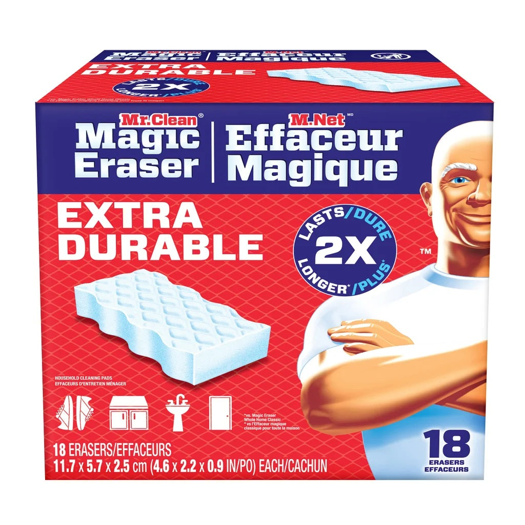 Mr. Clean Magic Eraser Extra Durable, 18 erasers