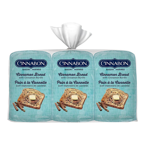 Canada Bread Cinnabon Bread, 3 x 450 g
