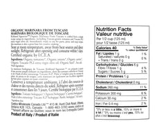 Kirkland Organic Marinara From Tuscany, 3 x 650 mL