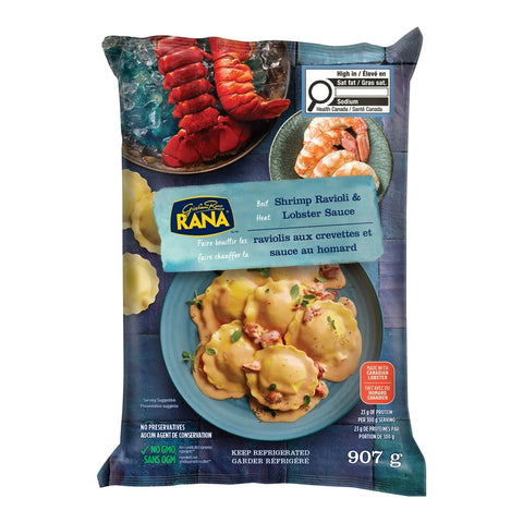 Rana Shrimp Ravioli with Lobster Sauce, 907 g