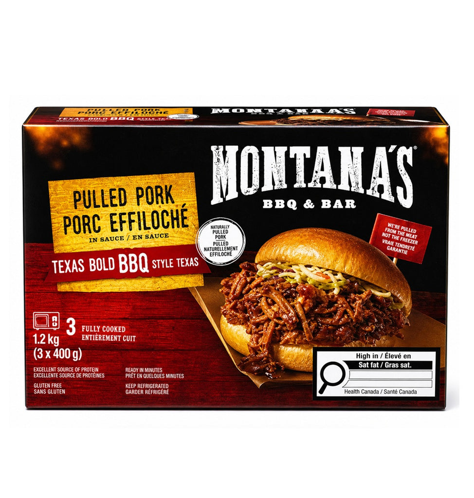 Montana’s Pulled Pork, 3 x 400 g
