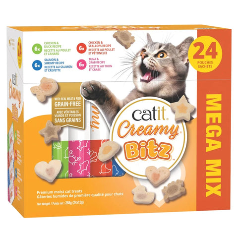 Catit Creamy Bitz Mega Mix, 24 x 12 g