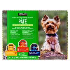 Kirkland Wet Dog Food Pâté Variety Pack, 45 x 99 g