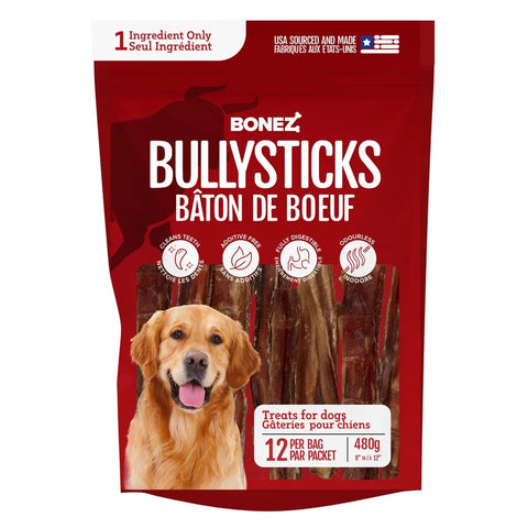 Bonez Bully Sticks, 12 sticks