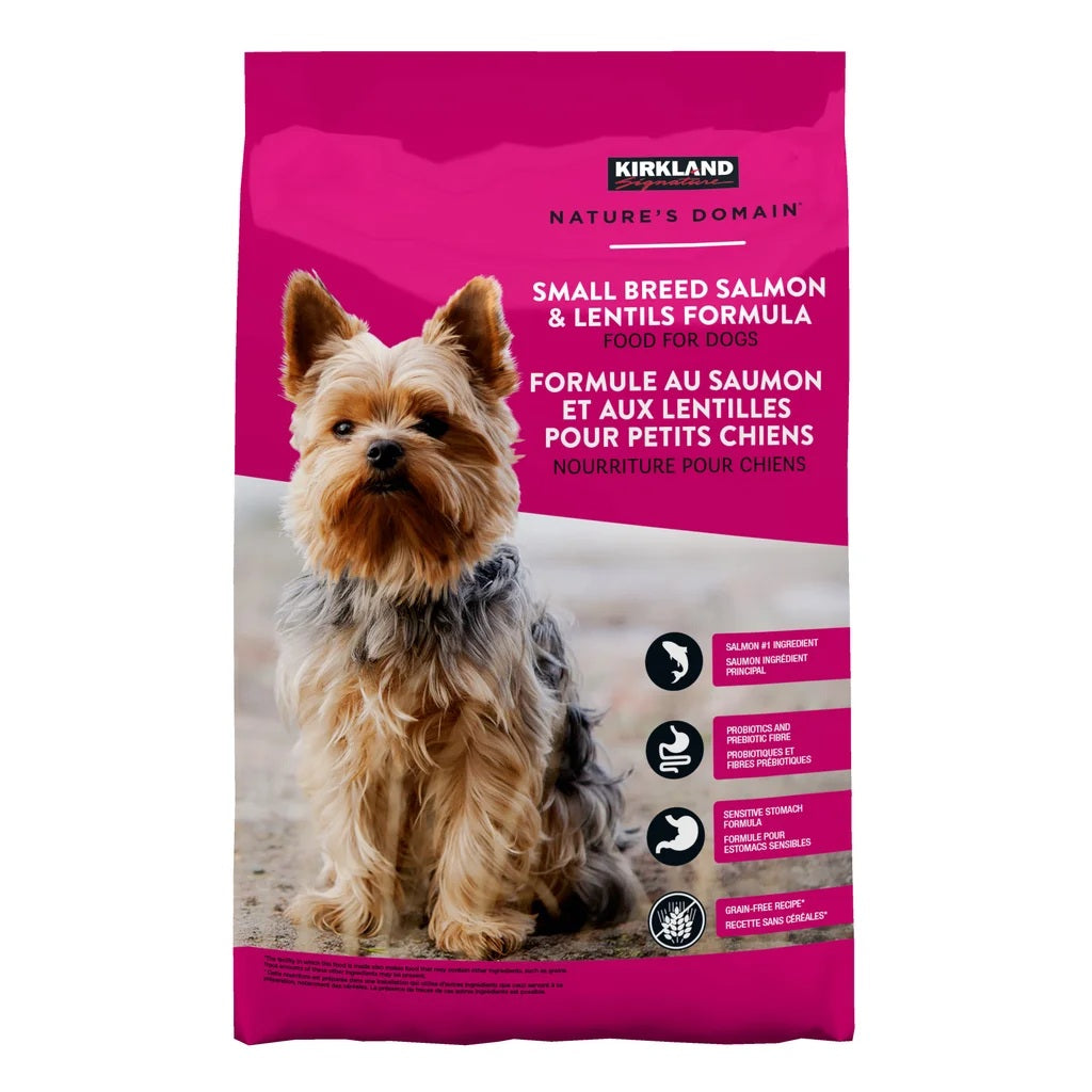 Kirkland Small Dog Breed Salmon & Lentils Formula, 9.1 kg