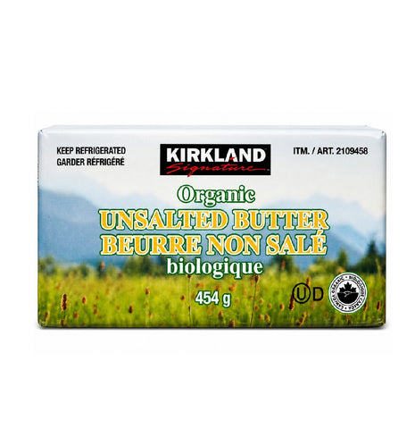 Kirkland Organic Unsalted Butter, 454 g