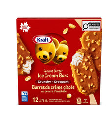 Kraft Peanut Ice Cream Bars, 12 x 72 mL