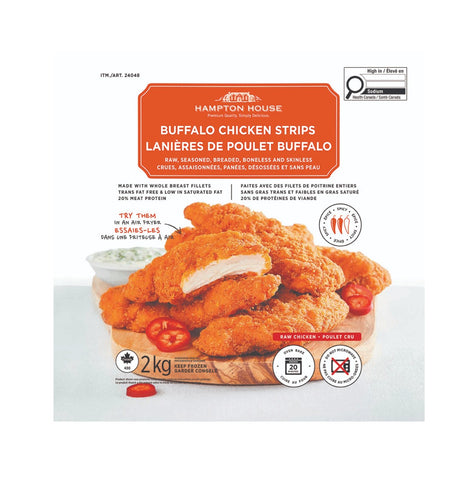 Hampton House Buffalo Chicken Strips, 2 kg
