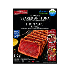 Diamond Harvest Frozen Seared Ahi Tuna Slices, 510 g