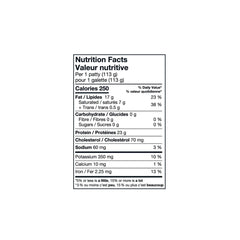 Kirkland Frozen Lean Ground Beef Patties, 24 x 113 g