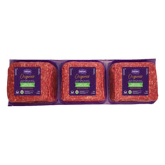 Organic Lean Ground Beef, 3 x 600 g