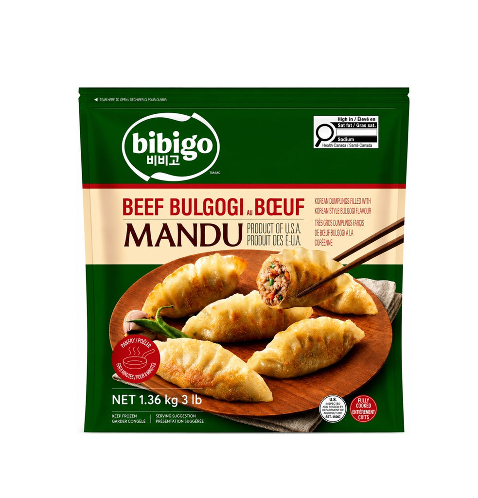 Bibigo Frozen Beef Bulgogi Mandu, 1.4 kg
