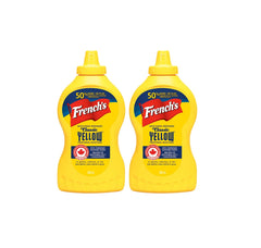 French's Yellow Mustard, 2 x 830 ml