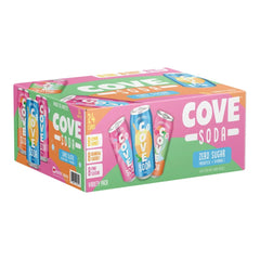 $6 OFF - Cove Soda Zero Sugar Prebiotic Variety , 24 x 355 mL