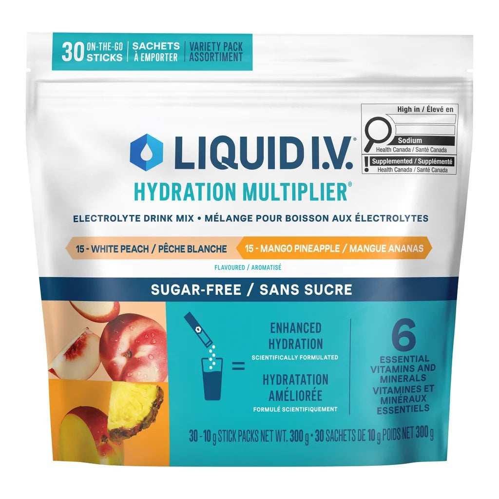 $10 OFF - Liquid I.V. Sugar Free Hydration Variety, 30 sachets
