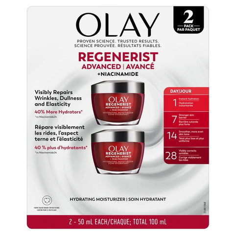 Olay Regenerist Advanced + Niacinamide, 2 x 50 mL