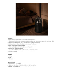 Dyson HushJet Purifier Compact Control with Upgraded Electrostatic Catalytic Filter and Remote, 1 unit