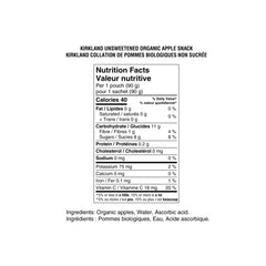 Kirkland Signature Organic Apple Snack, 24 x 90 g