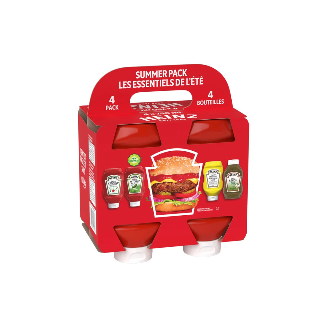 Heinz Summer Pack, 4 x 750 mL