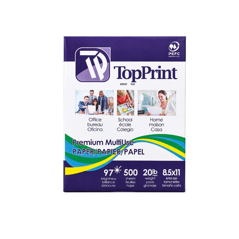 Printing 24 lb Paper Letter 8.5 in ×11 in, 500 sheets