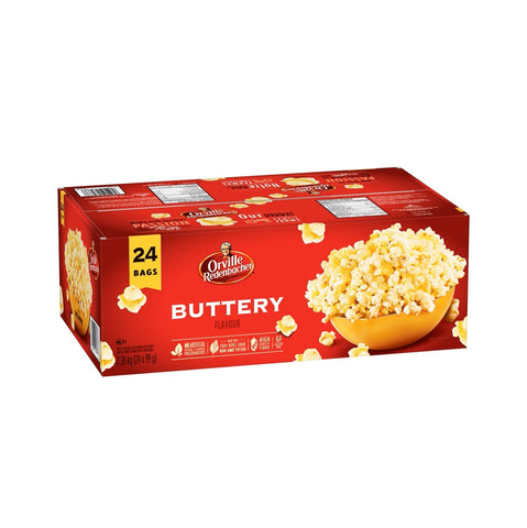 Orville Buttery Gourmet Popcorn, 24 x 99 g