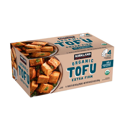 Kirkland Organic Extra Firm Tofu, 4 x 454 g