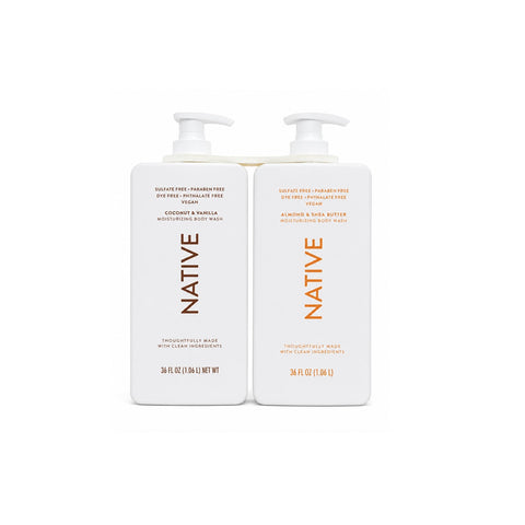 Native body wash, 2 x 1 L