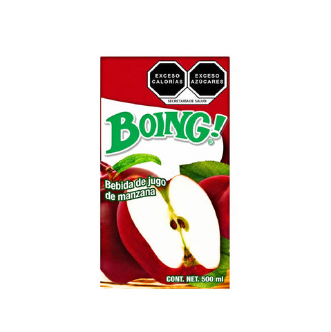 Boing Apple Authentic Mexican Juice, 24 x 500 ml
