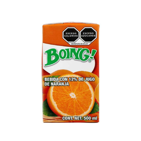Boing Orange Authentic Mexican Juice, 24 x 500 ml
